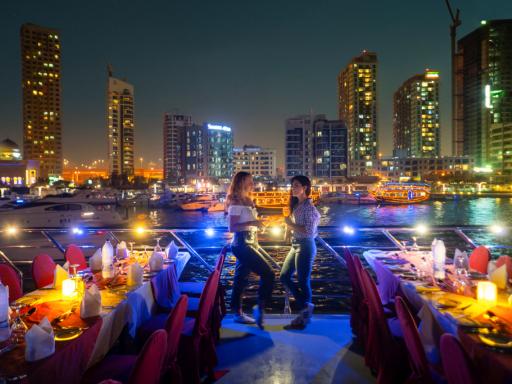 Evening Dhow Dinner Cruise on Dubai Marina