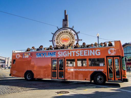 Hop-on Hop-Off Double Decker Bus Tour of San Francisco 