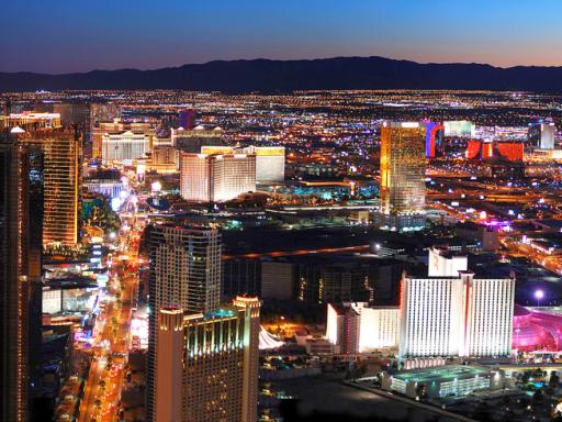 Las Vegas Strip Helicopter Night Flight 