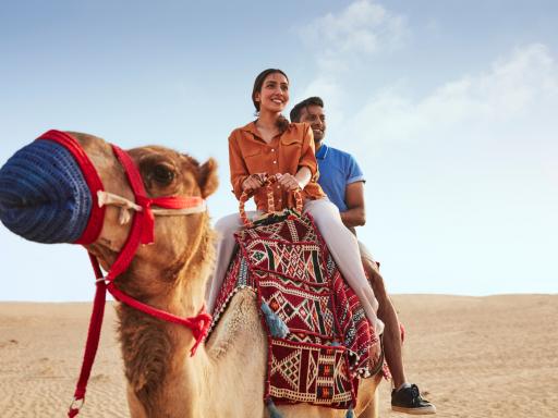 Private Desert Safari with Sand Surfing and Camel Riding